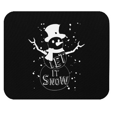 Discover Let It Snow Mouse Pads