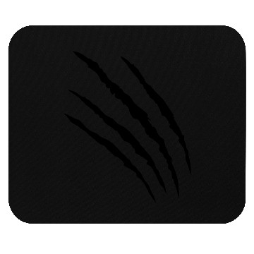 Discover claw slash pawls torn tiger tracks Mouse Pads