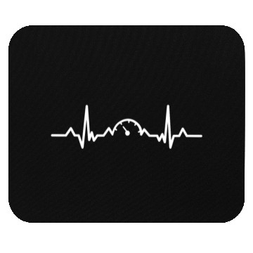 Discover Car Lover Heartbeat Speedometer Mouse Pads
