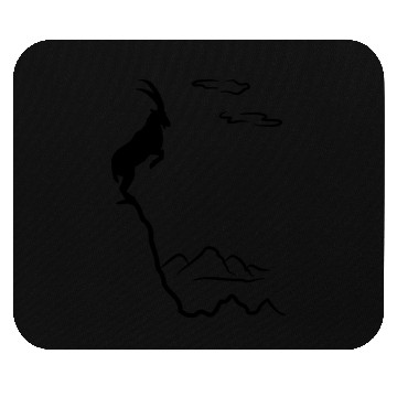 Discover Mountain ibex, mountain goat Mouse Pads