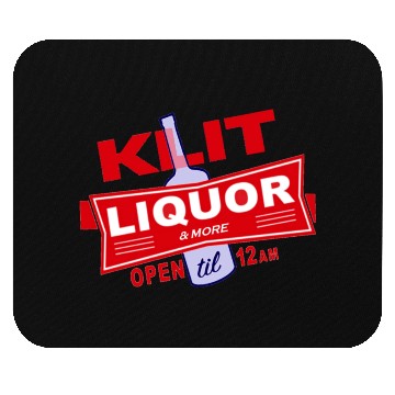 Discover KLIT Liquor parody logo Mouse Pads