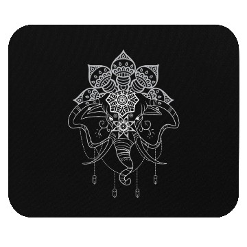 Discover Elephant Mandala Drawing Buddha Chakra Mouse Pads