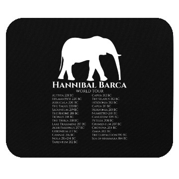 Discover Hannibal Barca World Tour - Carthaginian Empire Mouse Pads