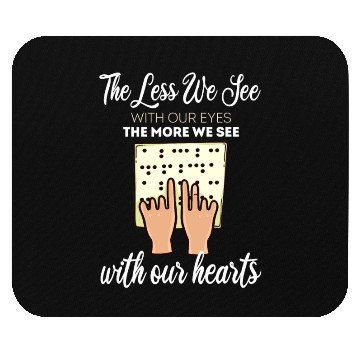 Discover Braille Blindness Gift For Blind People Mouse Pads