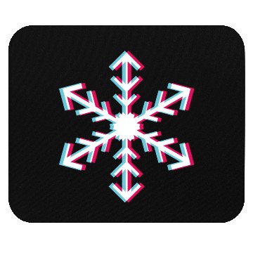 Discover Snowflake Tik Tok Style Mouse Pads