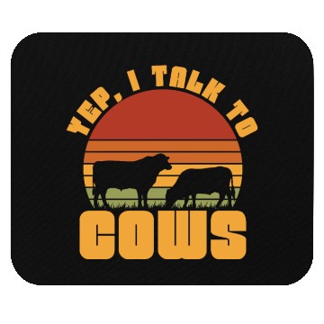 Discover Cow gift idea Mouse Pads