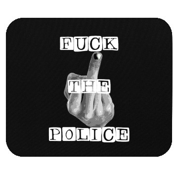 Discover Fuck The Police B/W Mouse Pads