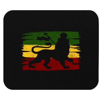 Discover Lion Of Judah Reggae Music Rastafari Rasta Gift Mouse Pads