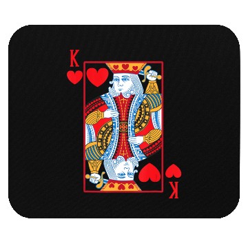 Discover Halloween Playing Card Costume KING OF HEARTS Mouse Pads
