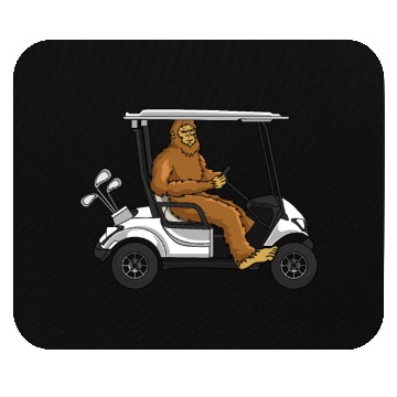 Discover Bigfoot Golf Cart Gift Mouse Pads