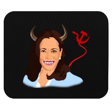 Discover Trump kamala harris monster communist Mouse Pads