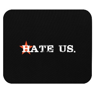 Discover hate us astros Mouse Pads