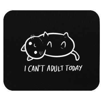 Discover Can't Adult Funny and Lazy Person Gift Mouse Pads