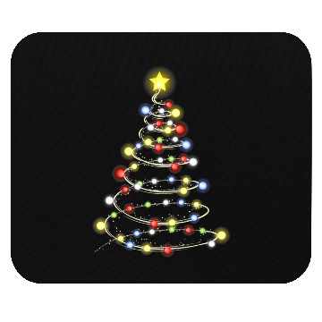 Discover christmas tree christmas light Mouse Pads
