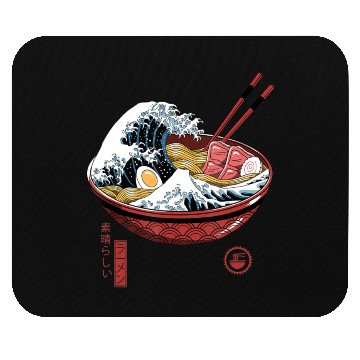 Discover Great Ramen Wave Mouse Pads