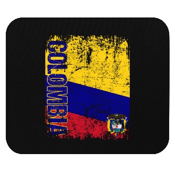 Discover Colombia Flag Big Vintage Retro Flag Gift Mouse Pads