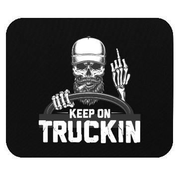 Discover Truck Driver Mouse Pads