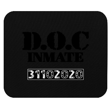 Discover D.o.c inmate prison number Mouse Pads