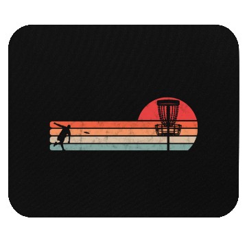 Discover Discgolf Player Disk Golf Vintage Mouse Pads