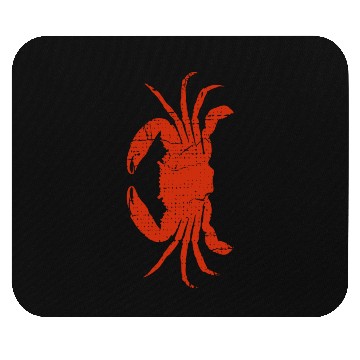 Discover Funny Red Crab Side Walking Crabs Lover Crabbing S Mouse Pads