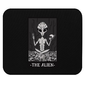 Discover The Alien Tarot Card Mouse Pads