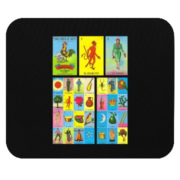 Discover Loteria Mexican Mouse Pads