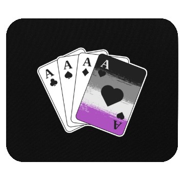 Discover Ace Asexual Pride Gifts Playing Card LGBTQ Pride Mouse Pads