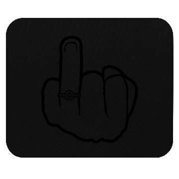 Discover Wedding ring hand Mouse Pads