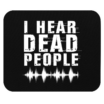 Discover Paranormal Investigators Funny Ghost Hunter Mouse Pads