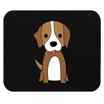 Discover Great Design with a cute little dog Mouse Pads