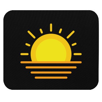 Discover Sun over Ocean Mouse Pads
