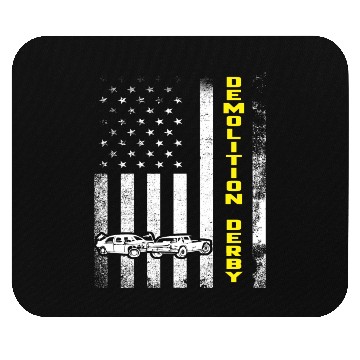Discover Demolition Derby Car crashing Motorsport Racing US Mouse Pads