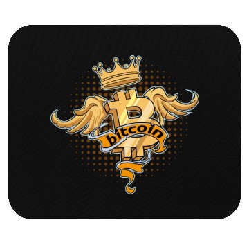 Discover Bitcoin BTC And Crypto Design Mouse Pads