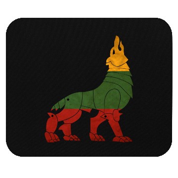 Discover Iron Wolf Lithuania Mouse Pads