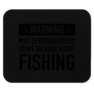 Discover Warning–Fishing Mouse Pads
