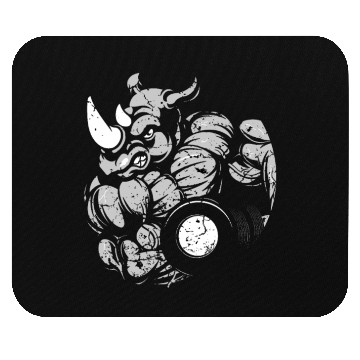 Discover Gym Fitness Rhino Mouse Pads