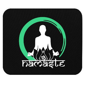 Discover Yoga Namaste Ohm Lotus Gift Relax Mouse Pads
