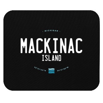 Discover Mackinac Island Michigan Beach Waves Mouse Pads