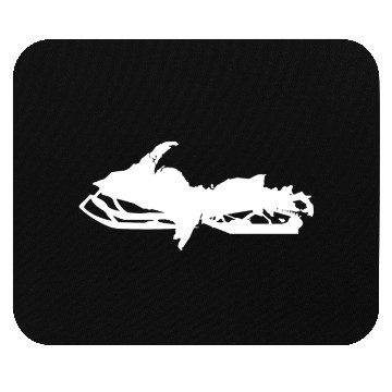 Discover Michigan Snowmobile Upper Peninsula Snowmobiling Mouse Pads
