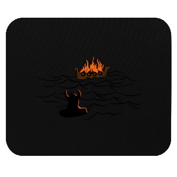 Discover Viking Funeral Mouse Pads