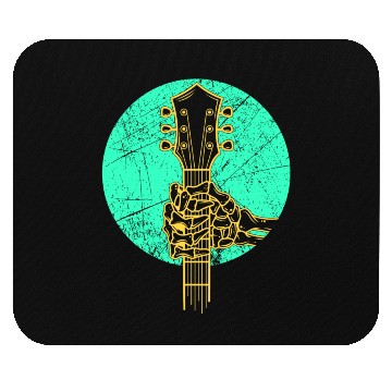 Discover Bass Guitar Skeleton Mouse Pads