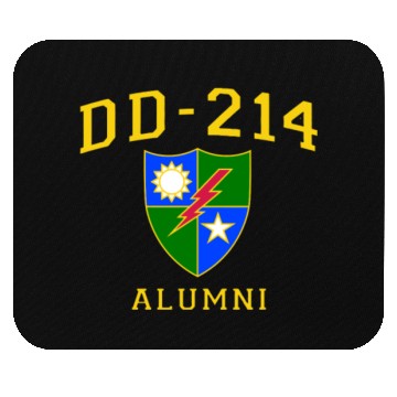 Discover US Army Ranger Veteran DD214 Alumni Logo Insignia Mouse Pads