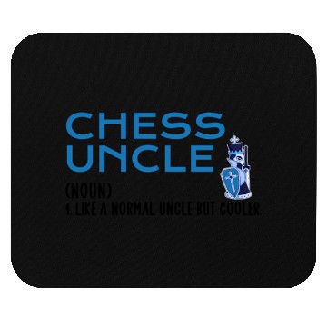 Discover chess uncle Mouse Pads
