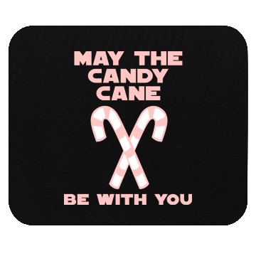 Discover May the candy cane be with you Mouse Pads