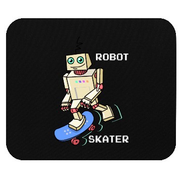Discover Robot Skater Classic 90-s Mouse Pads