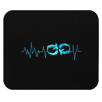 Discover Koi Fish Heartbeat - Japanese Nishikigoi Carp Pond Mouse Pads