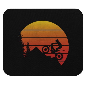 Discover Trial Motorcycle Mouse Pads
