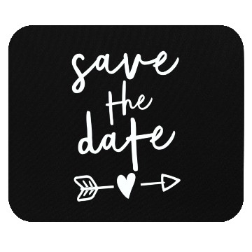 Discover Bride Couple Engagement Save The Date Wedding Mouse Pads