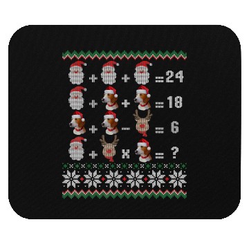 Discover Math Teacher Christmas HARRIER Mouse Pads