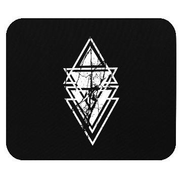 Discover Abstract Geometric Shape Grunge Mouse Pads